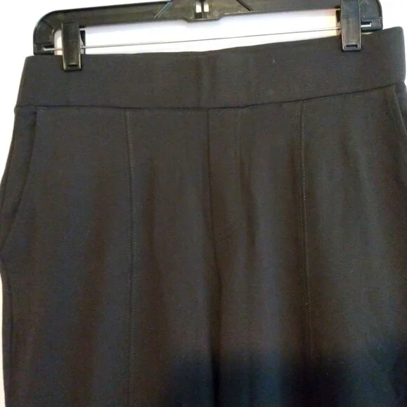 Matty M Charcoal Stretch Dress Pants M Minimalist Workwear Office Chic Basics - Picture 2 of 9